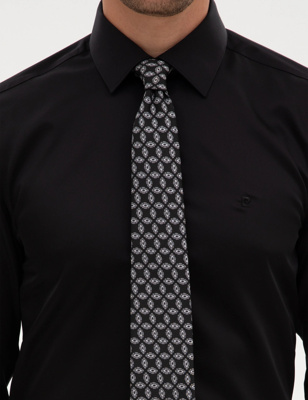 Pierre Cardin Erkek Siyah Gömlek Basic 50315254-vr046 Siyah