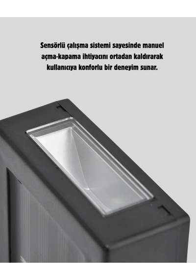 6 Led Güneş Enerjili Sensörlü Lamba Akıllı Işık Sensörlü, Enerji Tasarruflu Bahçe Aydınlatma Çok Renkli