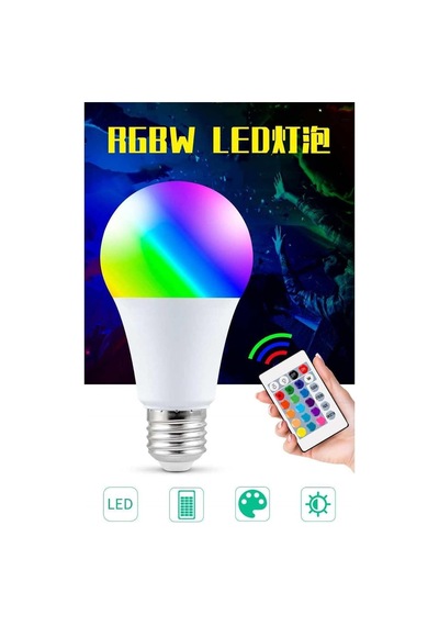 Yeni 2025 Rgb Led Ampul Çok Renkli Led Home Uzaktan Kumandalı Dim Edilebilir Ampul Rengarenk Ampül, Drwlampül Diğer