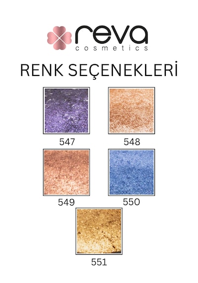 Terracotta Far & Terracotta Eyeshadow - Vegan & Temiz Içerik Rv547 Mor