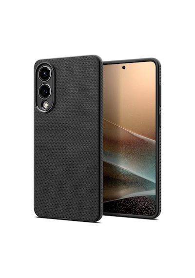 Spigen Galaxy S25 Edge İle Uyumlu Kılıf Liquid Air Matte Black Siyah