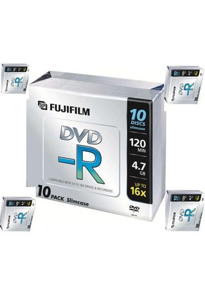 Fujifilm Dvd-r Slimcase İnce Kutulu 50 Adet 120 Min 4.7gb 16x