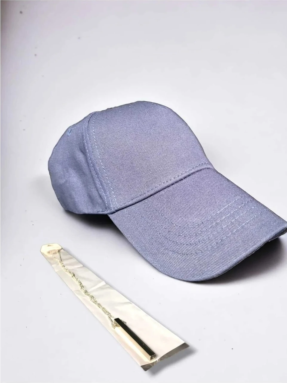 Ceritoğlu Unisex Ayarlanabilir Düz Sport Tarz Şapka Mavi