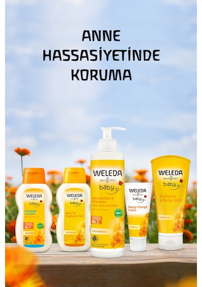 Weleda Calendula Özlü Organik Saç ve Vücut Şampuanı 400ml