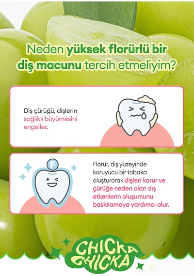 Kundal Chicka Smile Kids Toothpaste Shine Muscat