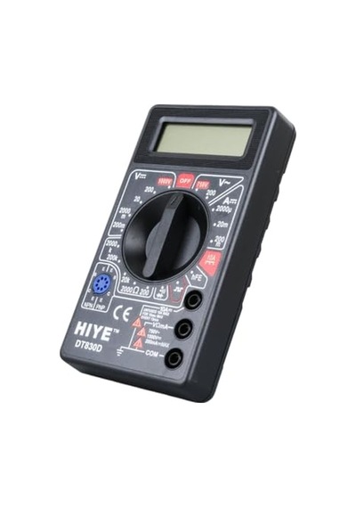 Monte Lua Dt-830d Dijital Multimetre Ölçü Aleti - Siyah Kasa