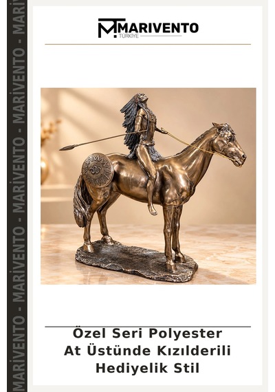 Özel Seri Polyester At Üstünde Kızılderili Hediyelik Stil