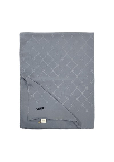 Aker Monogram Şal - Koyu Gri 973