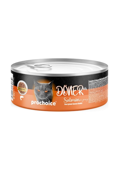 Prochoice Döner Salmon, Sos İçinde Somon Balıklı Tam & Dengeli Yetişkin Kedi Maması 70 Gr X 12 Adet 103 Ivory