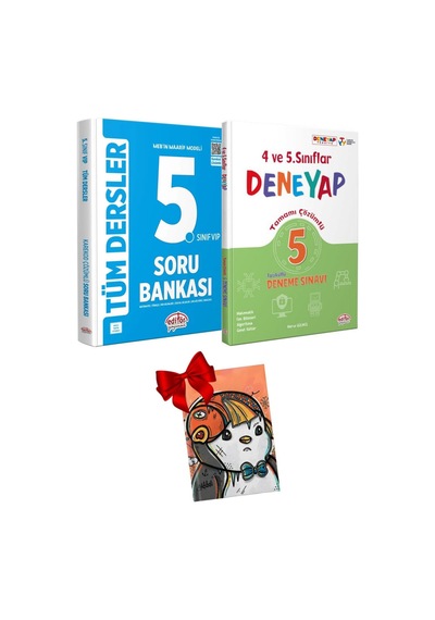 5. Sınıf Vıp Tüm Dersler Soru Bankası & 4-5. Sınıf Deneyap Tamamı Çözümlü 5 Deneme Sınavı