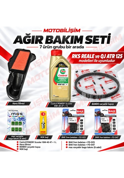 Rks Reale Qj Atr 125 Ağır Bakım Seti