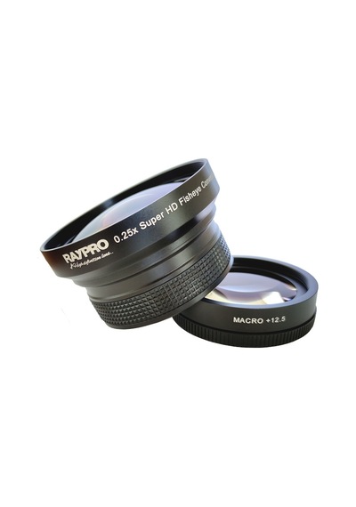 Raypro 67 MM 0.25x Pro HD Fisheye + 12.5 Dioptri Makro Lens