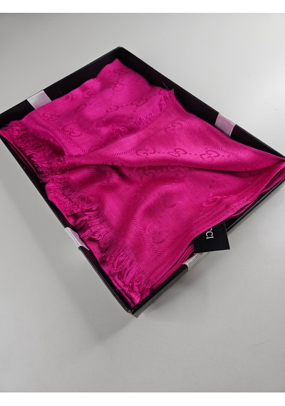 Miorel Scarfs G Desen Çift Taraflı Kaşmir İpek Şal 4 Mevsim Soft Pamuklu Şal Pembe