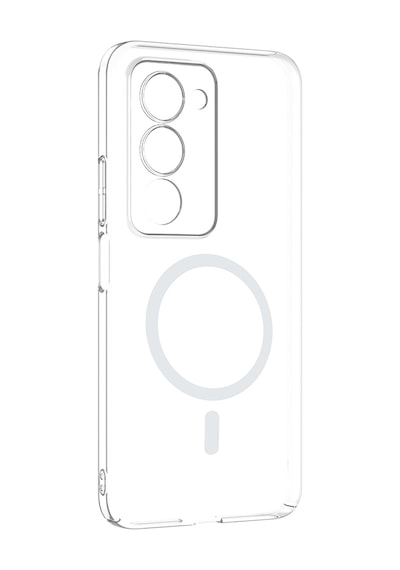 Xiaomi Redmi 15 Kamera Korumalı M-safe Şarj Özellikli Şeffaf Zore London Sert Pc Kapak Seffaf