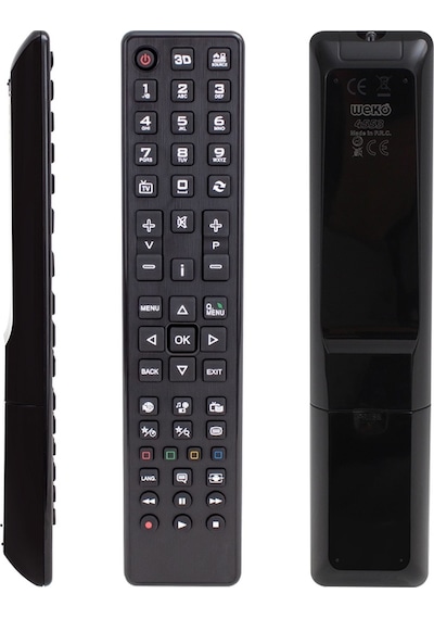 Vestel Uyumlu Kenarı Metalik 3d Lcd-led Tv Kumanda Ves-203