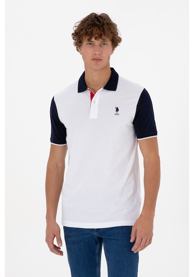 U.s. Polo Assn. Erkek Beyaz Tişört 50306871-vr013 Beyaz