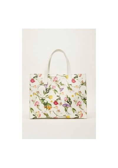 3.1 Phillip Lim Floral Desenli Küçük Çanta İle Şıklığınızı Tamamlayın 0233 Orangeblue Cat