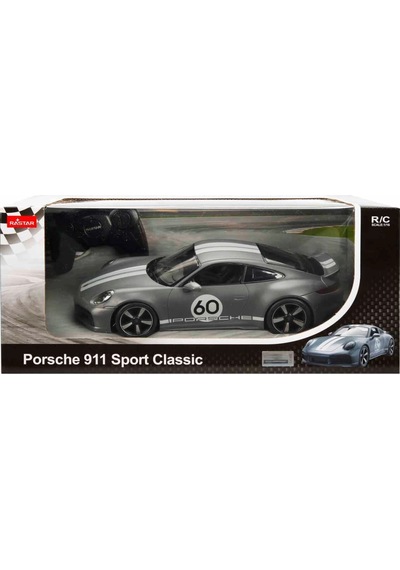 Mey İthalat 1:16 Porsche 911 Sport Clic Uzaktan Kumandalı Araba Siyah