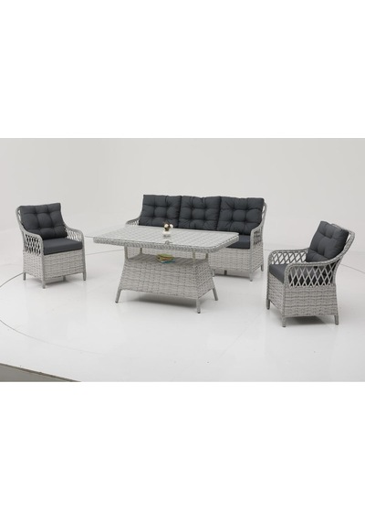 Denart Garden Derin Rattan Takim Gri