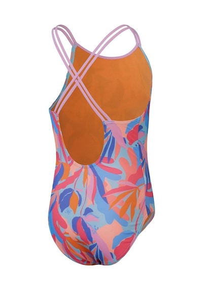 Speedo Alo Printed Twinstrap Kız Çocuk Yüzücü Mayosu Pembe-mavi Pembe-mavi