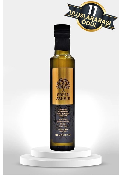 Green Amour Erken Hasat %100 Natürel Sızma Zeytinyağı  Soğuk Sıkım 250 ML