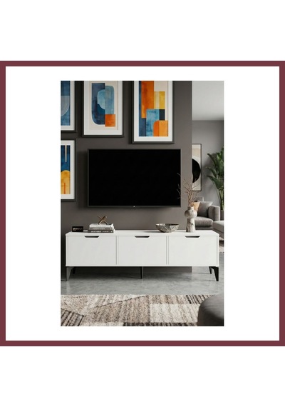 Storeşahin Royal Tv Sehpası Suntalam Beyaz 160x35 Shn0720