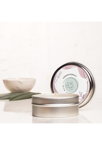 Mitr Hamam Aromalı Metal Mum Çok Renkli