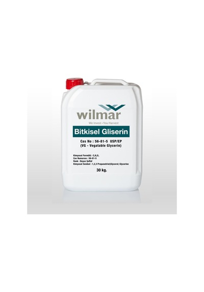 Wilmar Bitkisel Gliserin VG 30 KG