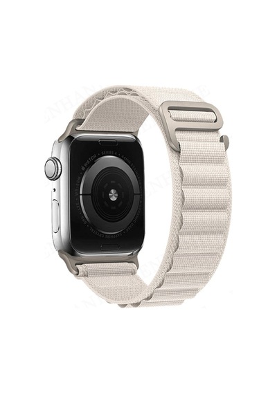 Apple Watch 38mm Uyumlu Mountain Kordon - Beyaz