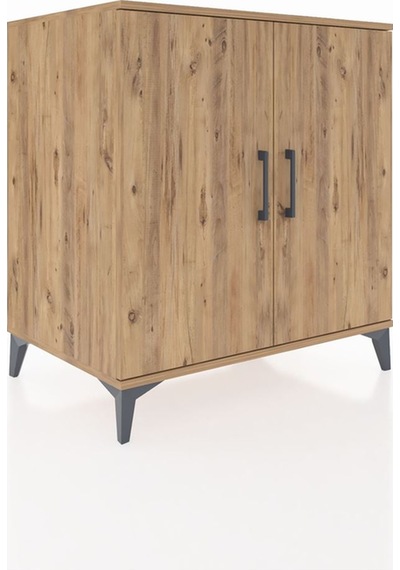 Kronos Şifonyer 2 Raflı 2 Kapaklı 88x59x96 Çam-çam Çam