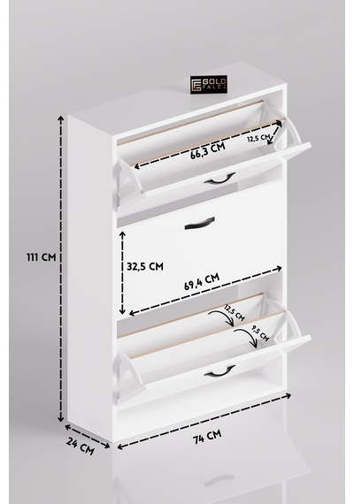 Ayakkabılık 3 Düşer Kapaklı 6 Bölmeli Modern Çok Amaçlı Ayakkabı Dolabı 193 Beyaz Çok Renkli Ayakkabılık 3 Düşer Kapaklı 6 Bölmeli Modern Çok Amaçlı Ayakkabı Dolabı 193 Beyaz Çok Renkli