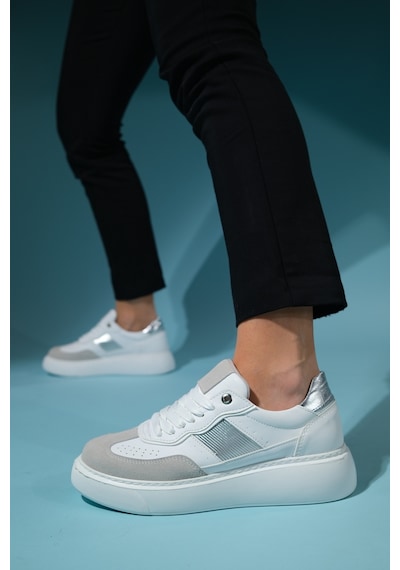 Luvishoes Beıce Beyaz Gri Kadın Spor Ayakkabı Beyaz - Gri Luvishoes Beıce Beyaz Gri Kadın Spor Ayakkabı Beyaz - Gri