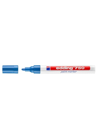 Edding E-750 Tam Örtücü Boya Kalemi Mavi
