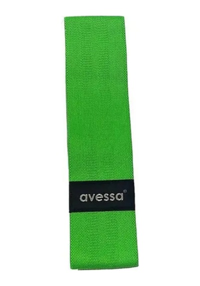 Avessa Lab Profesyonel Dokuma Aerobik/direnç Bandı - Orta / Yeşil Yeşil