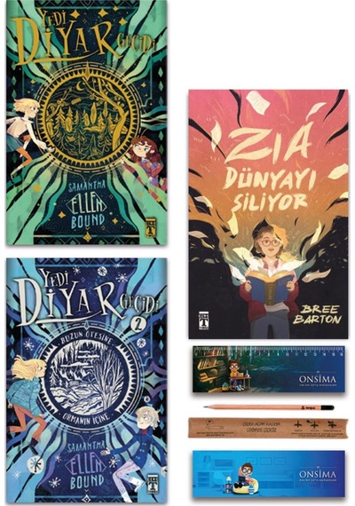 Genç Timaş Yedi Diyar Geçidi 1 Ve 2 Kitap - Zia Dünyayı Siliyor Set 3 Kitap