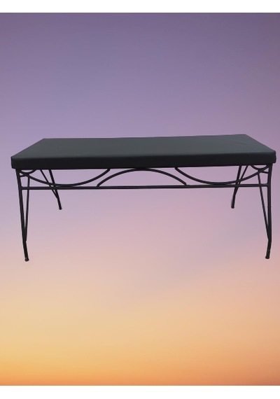 Bengimobilya Sandalye Benc Penyez Klasik Model Metal Çelik Siyah Fırın Siyah B (445403457)