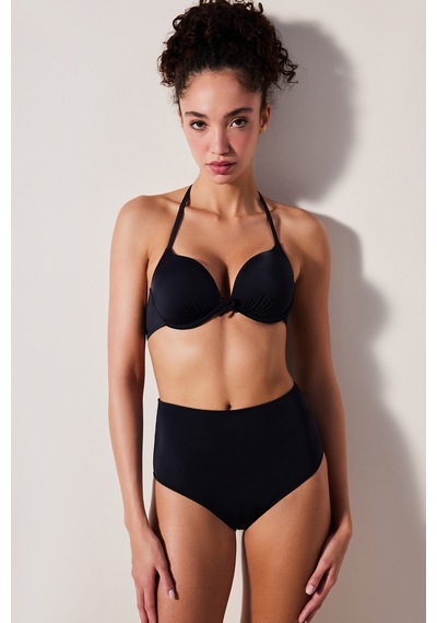 Penti Pus Up Siyah Bikini Üstü Siyah