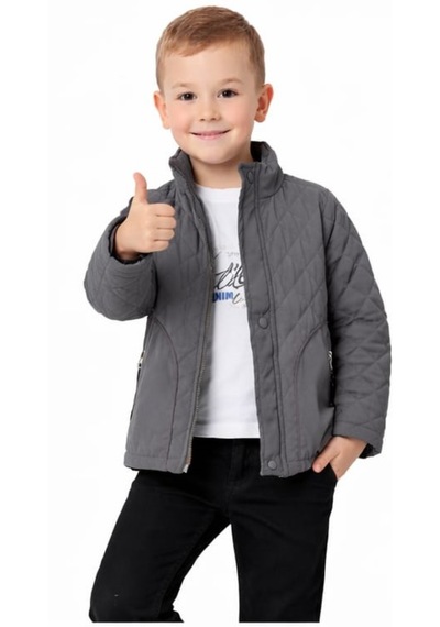 Irem Erkek Çocuk Vintage Yazılı Kapitone Ceketli Pantolonlu Uzun Kol Badili Füme Renk Şık Üçlü Takım Füme Irem Erkek Çocuk Vintage Yazılı Kapitone Ceketli Pantolonlu Uzun Kol Badili Füme Renk Şık Üçlü Takım Füme
