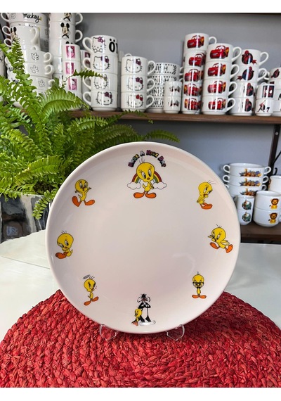 5 Parça Tweety Model Çocuk Bebek Yemek Takımı Beslenme Seti Çok Renkli