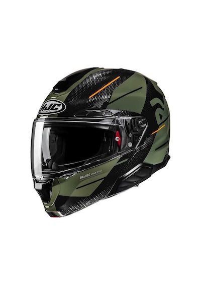 Hjc Rpha91 Kask MC7 Kapalı Motosiklet Kaskı Siyah - Yeşil