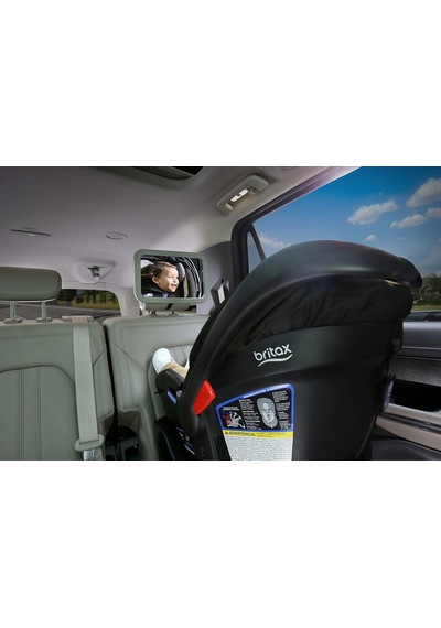 Baby Car Mirror For Back Seat - Xl Clear View - Easily Adjusts - Crash Tested - Shatterproof