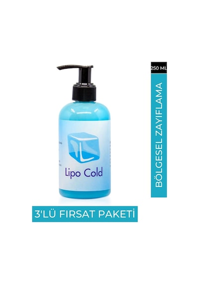 Lipo Cold Sıkılığa Inceliğe Hafifliğe Ve Selülilitlerinize Güçlü Etkide Krem 250 Ml X 3 Adet