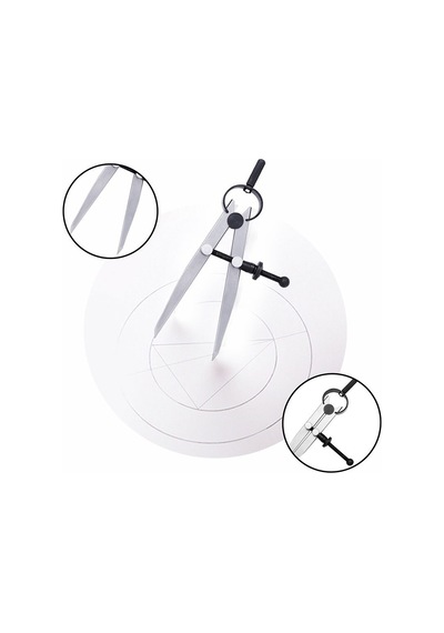 Venoa Endüstriyel Yaylı Düz Çizim Pergeli 75 Mm