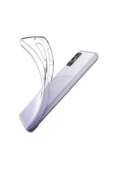 Galaxy M31S Kılıf Zore Şeffaf Ince Ve Esnek Süper Silikon Kılıf Renksiz