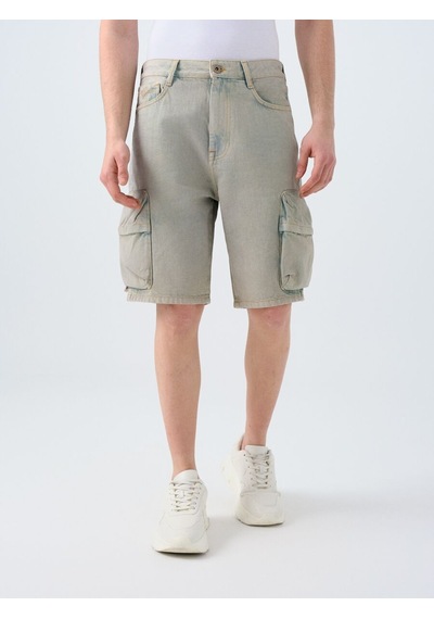 LOFT Baggy Fit Erkek Şort Lf2039635 Q1.v1 Denim