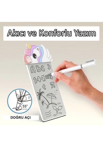 Silikon Figürlü Manyetik Mini Yazı Tahtası 5,5" - 14 Cm Diğer