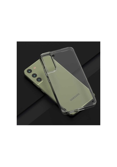 Samsung Galaxy S22 Plus Ile Uyumlu Kılıf Şeffaf Dayanıklı Sert Silikon Kapak Col90218-şeffaf