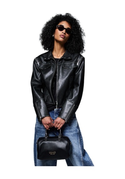 Liu.jo Aa6052e1012 Leather Kadın El Çantası Siyah