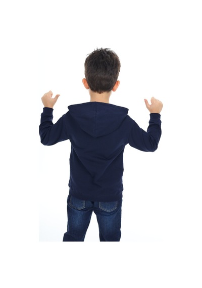Toontoy Kids Toontoy Erkek Çocuk Relax Fit Kapüşonlu Cepli Düşük Omuz Baskılı Sweatshirt - 2 İplik Lacivert Toontoy Kids Toontoy Erkek Çocuk Relax Fit Kapüşonlu Cepli Düşük Omuz Baskılı Sweatshirt - 2 İplik Lacivert