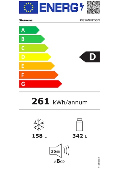 Siemens iQ300 KG56NVPD0N 500 L Buzdolabı